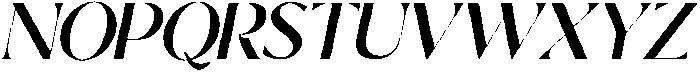 Nordigh Italic otf (400) Font UPPERCASE