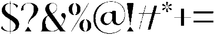 Nordigh otf (400) Font OTHER CHARS