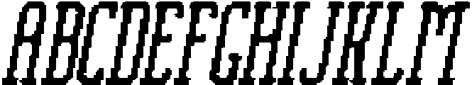 NordinSlabRoundedPixel-Regular otf (400) Font UPPERCASE