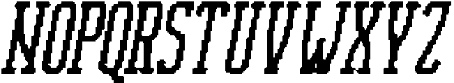 NordinSlabRoundedPixel-Regular otf (400) Font UPPERCASE