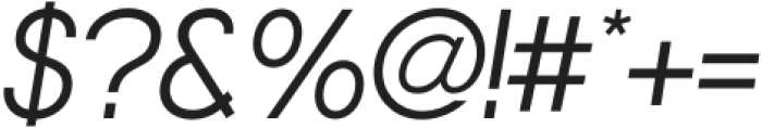 Nordique Pro Italic otf (400) Font OTHER CHARS