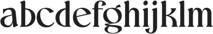 Nordlig Medium otf (500) Font LOWERCASE