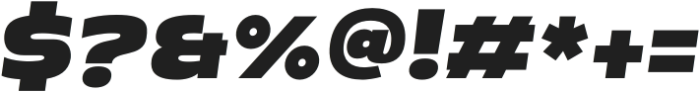 Nordt Black Italic otf (900) Font OTHER CHARS