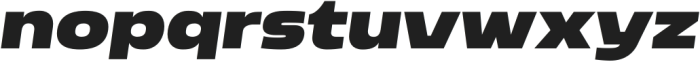 Nordt Black Italic otf (900) Font LOWERCASE