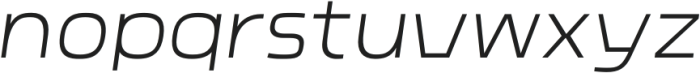 Nordt Slim ExtraLight Italic otf (200) Font LOWERCASE