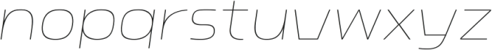 Nordt Slim Thin Italic otf (100) Font LOWERCASE