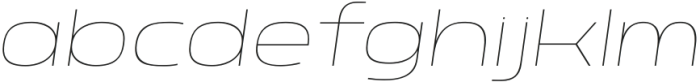 Nordt Thin Italic otf (100) Font LOWERCASE