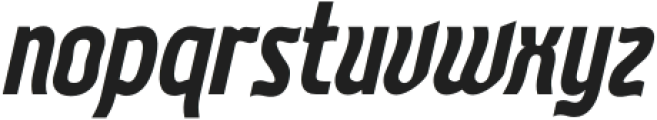 NordwavesSlant otf (400) Font LOWERCASE