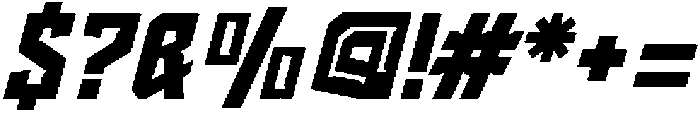Norezo Bold Oblique otf (700) Font OTHER CHARS