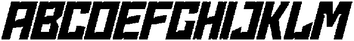 Norezo Bold Oblique otf (700) Font UPPERCASE