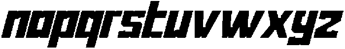 Norezo Bold Oblique otf (700) Font LOWERCASE