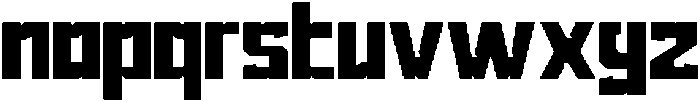 Norezo Bold otf (700) Font LOWERCASE