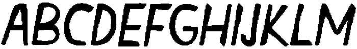 Norganic Regular otf (400) Font UPPERCASE