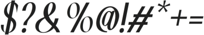 Norge-Italic otf (400) Font OTHER CHARS