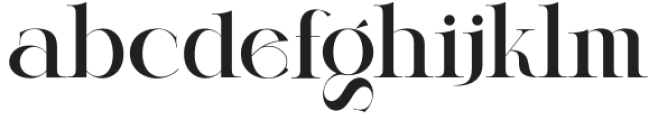 Norger Regular otf (400) Font LOWERCASE