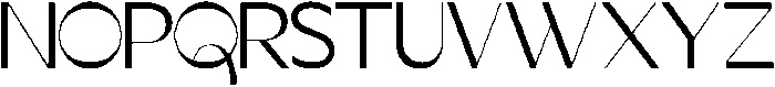 Noriene Regular otf (400) Font UPPERCASE