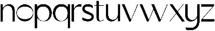 Noriene Regular otf (400) Font LOWERCASE