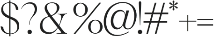 Norigh Regular otf (400) Font OTHER CHARS