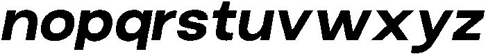 Norik Nue ExtraBold-Italic otf (700) Font LOWERCASE