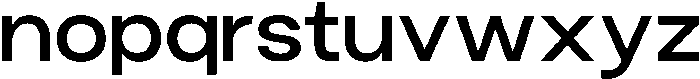 Norik Nue SemiBold otf (600) Font LOWERCASE