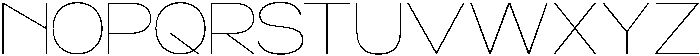 Norik Nue Thin otf (100) Font UPPERCASE