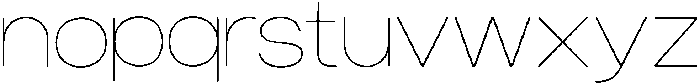 Norik Nue Thin otf (100) Font LOWERCASE