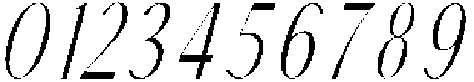 Norilane Condensed Italic otf (400) Font OTHER CHARS