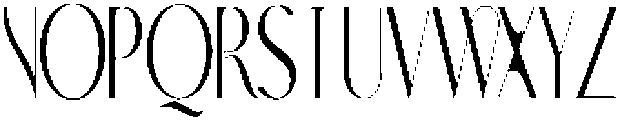 Norilane Condensed otf (400) Font UPPERCASE