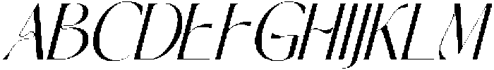Norilane-Italic otf (400) Font UPPERCASE