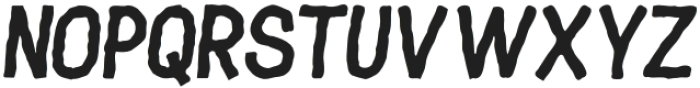 Norious Rough Slanted otf (400) Font UPPERCASE