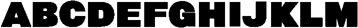 Normal Black otf (400) Font UPPERCASE