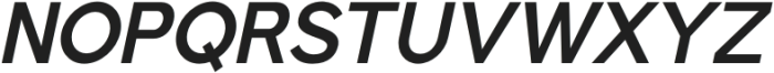 Normal Bold Condensed Italic otf (400) Font UPPERCASE