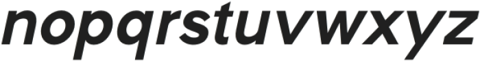 Normal Bold Condensed Italic otf (400) Font LOWERCASE