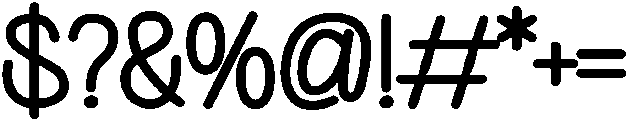 Normal Bold otf (400) Font OTHER CHARS