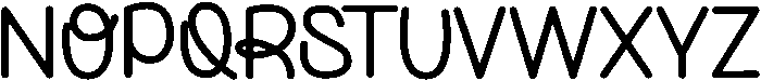 Normal Bold otf (400) Font UPPERCASE