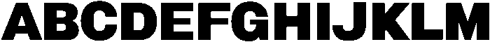 Normal Bold otf (400) Font UPPERCASE