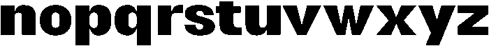Normal Bold otf (400) Font LOWERCASE