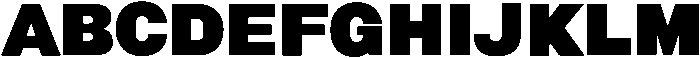 Normal Extra Bold otf (400) Font UPPERCASE