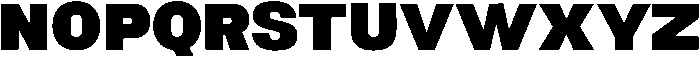 Normal Extra Bold otf (400) Font UPPERCASE