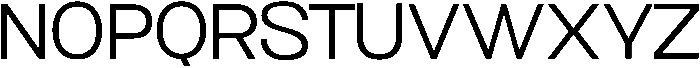 Normal Extra Light otf (200) Font UPPERCASE
