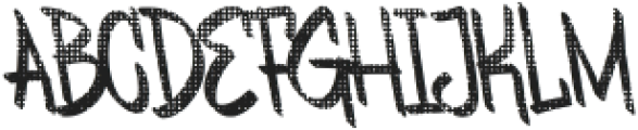 Normal Halftone otf (400) Font LOWERCASE