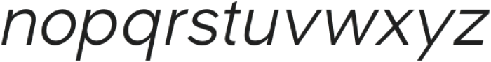 Normal Light Condensed Italic otf (300) Font LOWERCASE