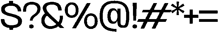 Normal Light otf (300) Font OTHER CHARS