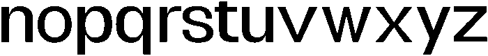 Normal Light otf (300) Font LOWERCASE