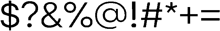 Normal Light otf (300) Font OTHER CHARS
