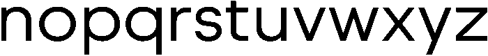 Normal Light otf (300) Font LOWERCASE