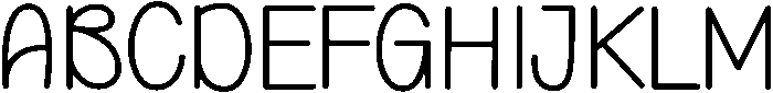 Normal Medium otf (400) Font UPPERCASE