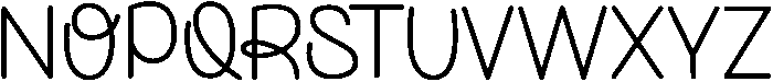 Normal Medium otf (400) Font UPPERCASE