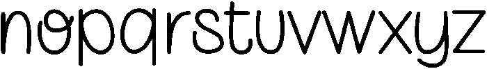 Normal Medium otf (400) Font LOWERCASE