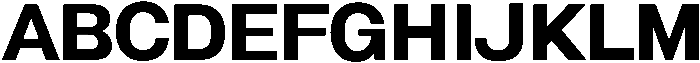 Normal Medium otf (400) Font UPPERCASE